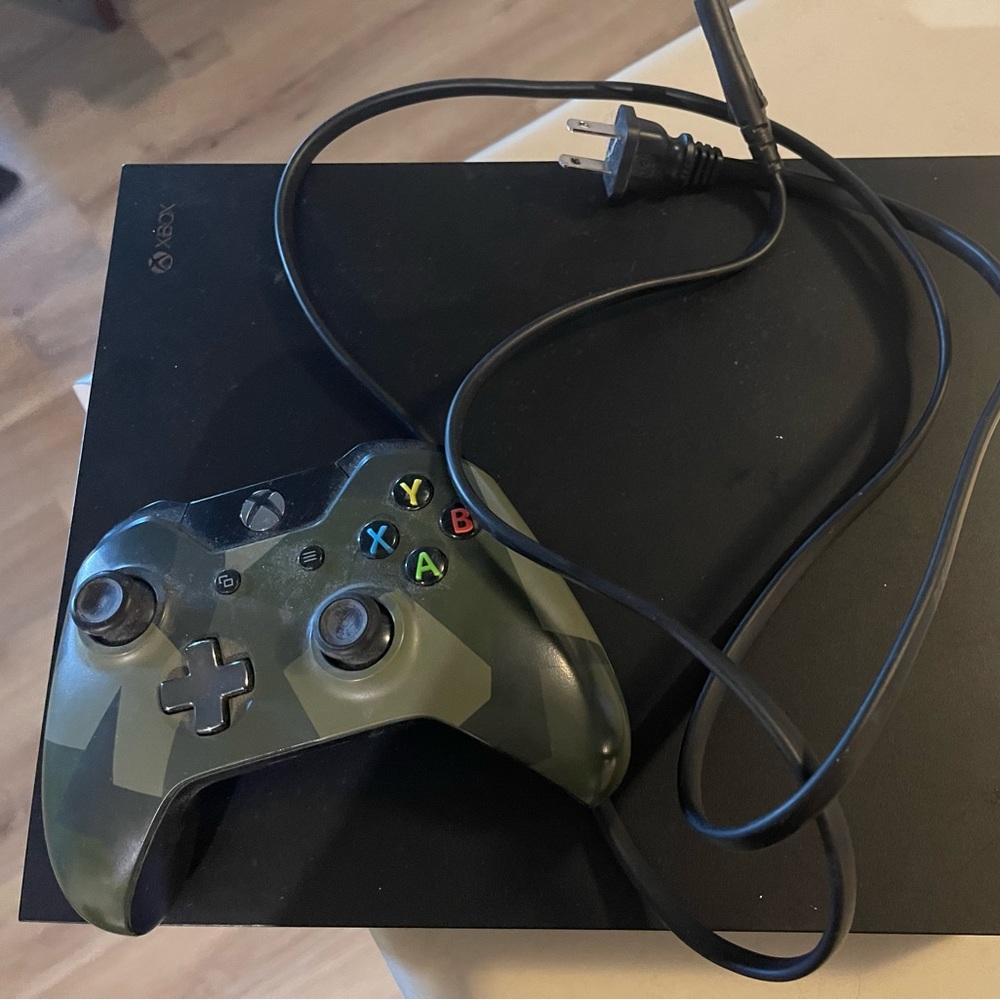 Xbox and controller